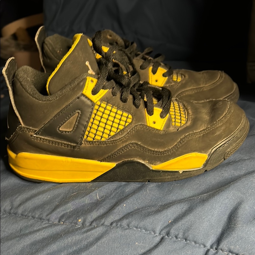 Jordan Kids Sneakers Black Yellow